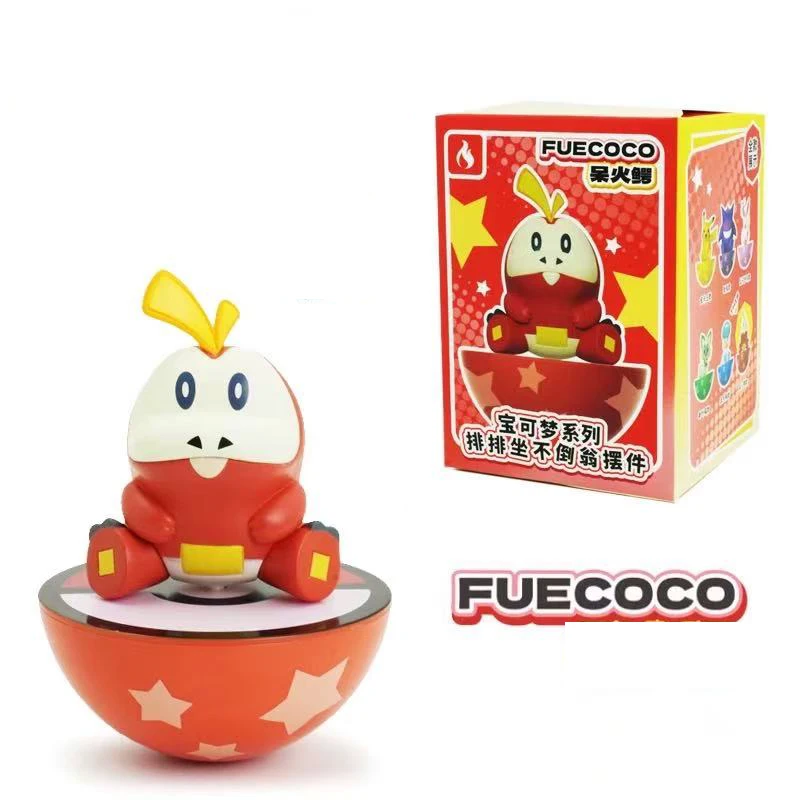 Pokemon Tumbler Wobble Blind Box GENGAR SYLVEON FUECOCO Figure PVC Mini Ornament Desktop Decoration Collectible Surprise Gift view 5