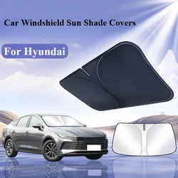 For Hyundai ix35 i40 i20 i10 Tucson Elantra Creta Sonata Ioniq Accent Creata Car Front Window Sunshade Cover Sun UV Protection