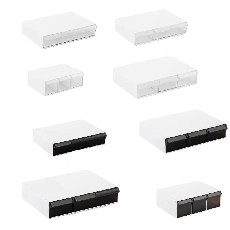 31BA Desk Storage Box Desk Drawer Storage Box Student Desk Data Line Stationery