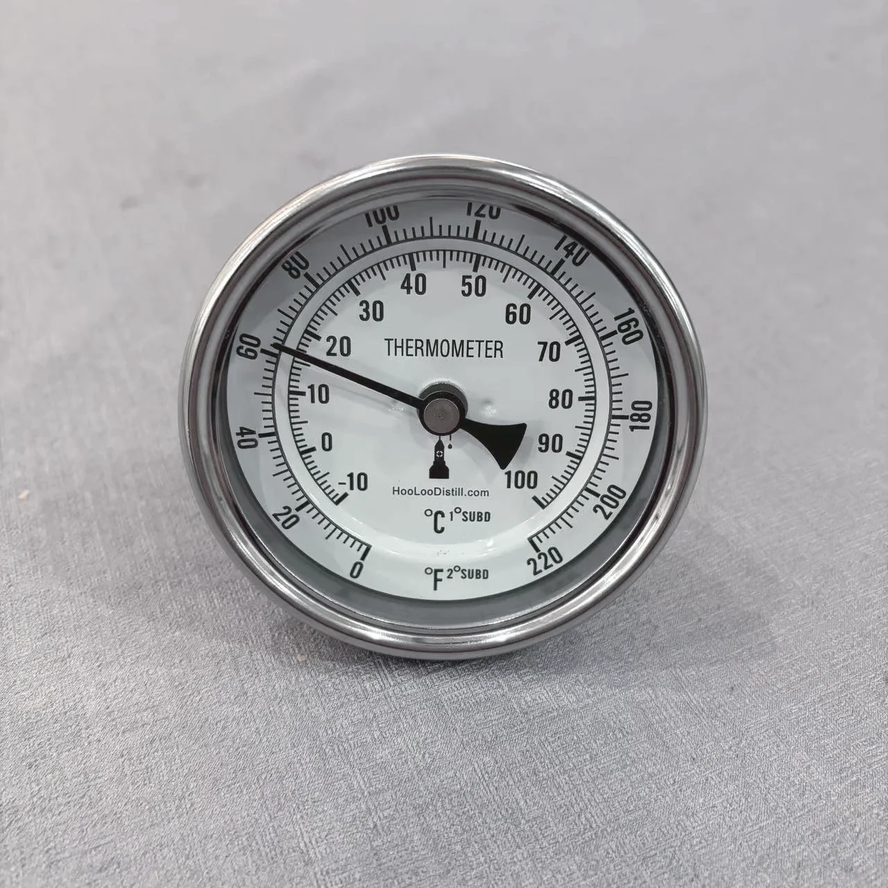 HOOLOO ميزان الحرارة لقطر الكحول روح لا يزال 304 الفولاذ المقاوم للصدأ الصحية ويسكي صنع عدة ويسكي براندي الفودكا #2