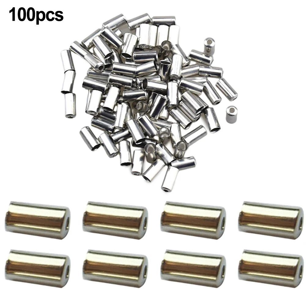 100pc Bike Brake Shifter Gear Cable End Cap 4mm 5mm For Road Bike Derailleur Cable Wire Tip Cap Housing Bicycle Tool Accessories