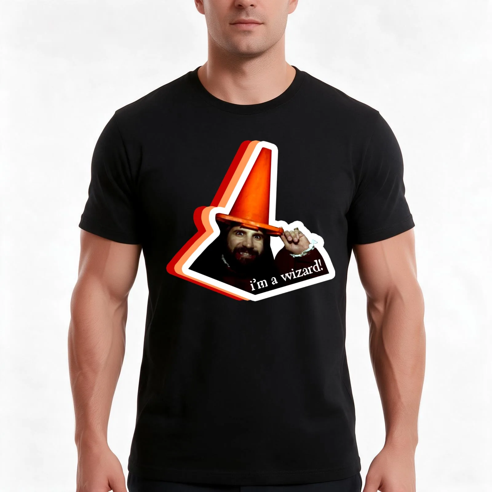 Behold Its Nandor the Relentless Wizard Tri blend T-Shirt, Summer Casual Cotton Tee, Oversized Streetwear Tops, Unisex Men Women