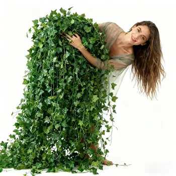 24 PCS Total 19m/755inch Ivy Garland for Home Living Room Wall Decoration Artificial…