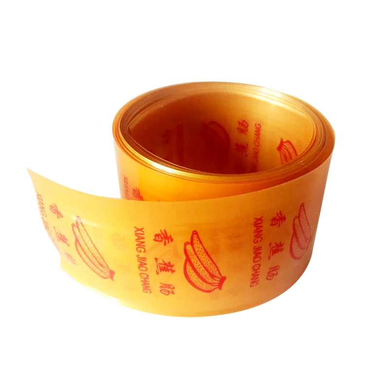 1/5/10 Meters 45mm/50mm/55mm Yellow Plastic Sausage Casing Tube Meat Stuffer Banana Casing For Sausages BBQ Tools Kitchen Tools