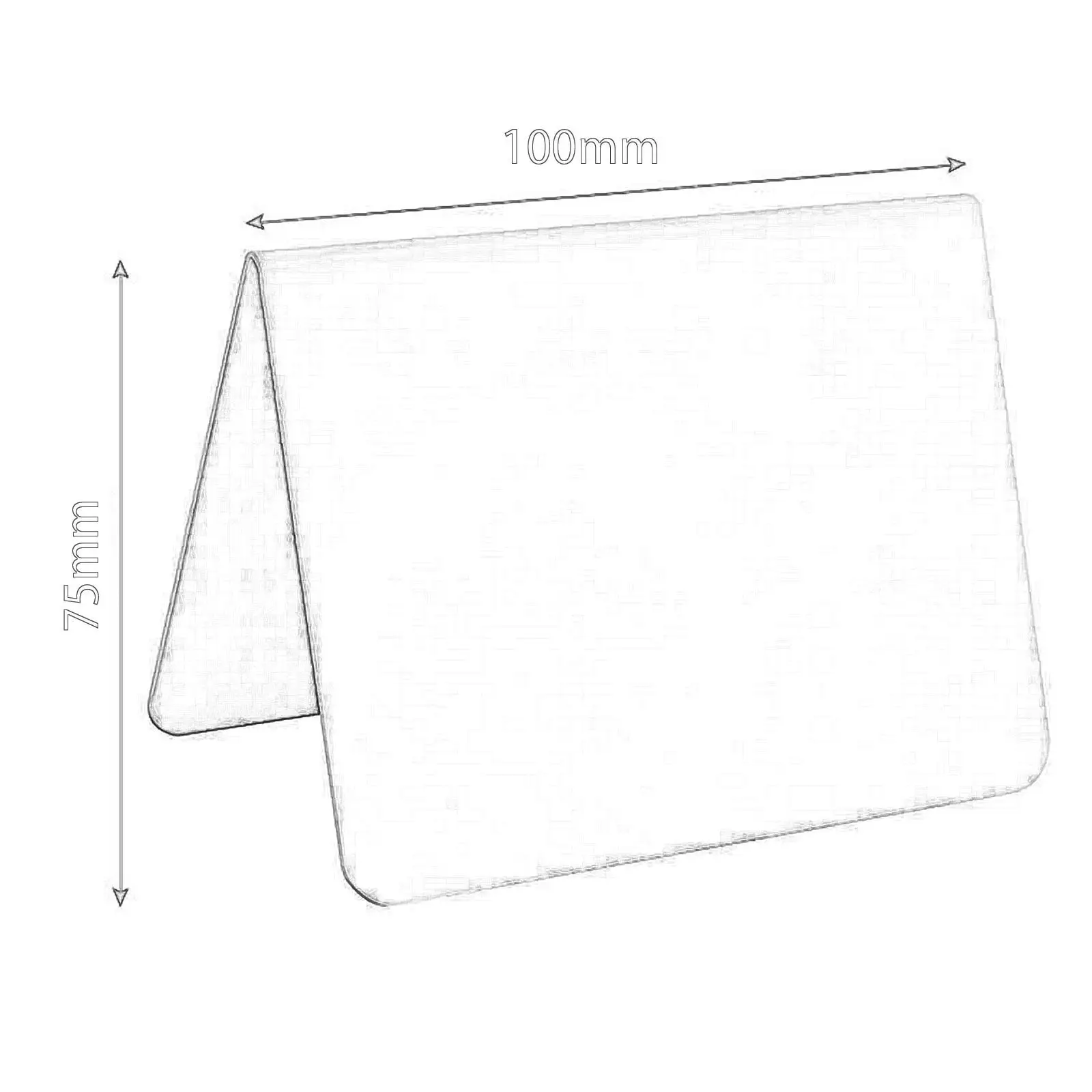 12x Table Signs Sides Price Tags Reusable Mini Chalkboards Signs for Retail