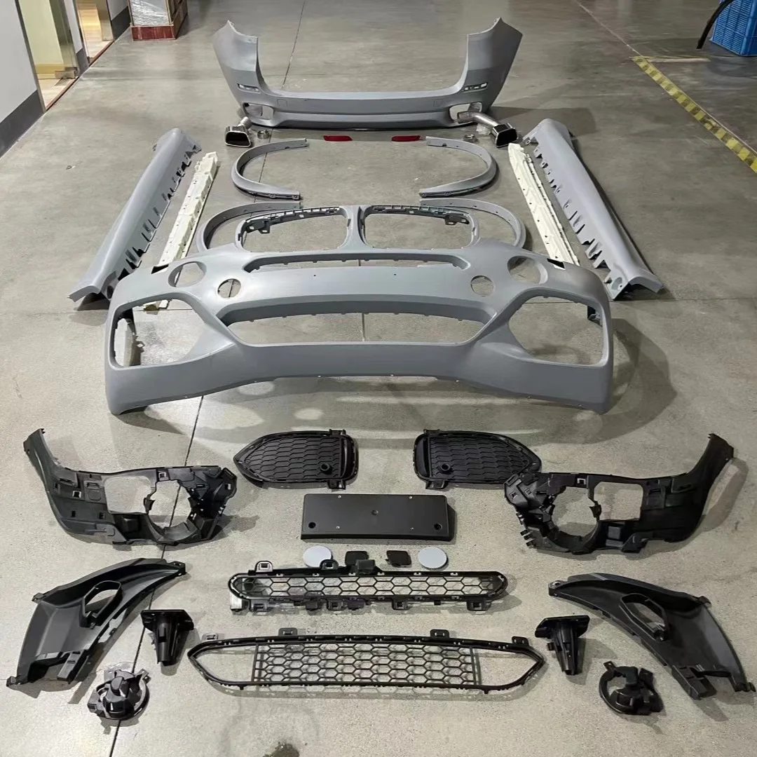 

Suitable for BMW X5 F15 modified MT large surround front and rear bumper side skirt tail nozzle automotive plastic material