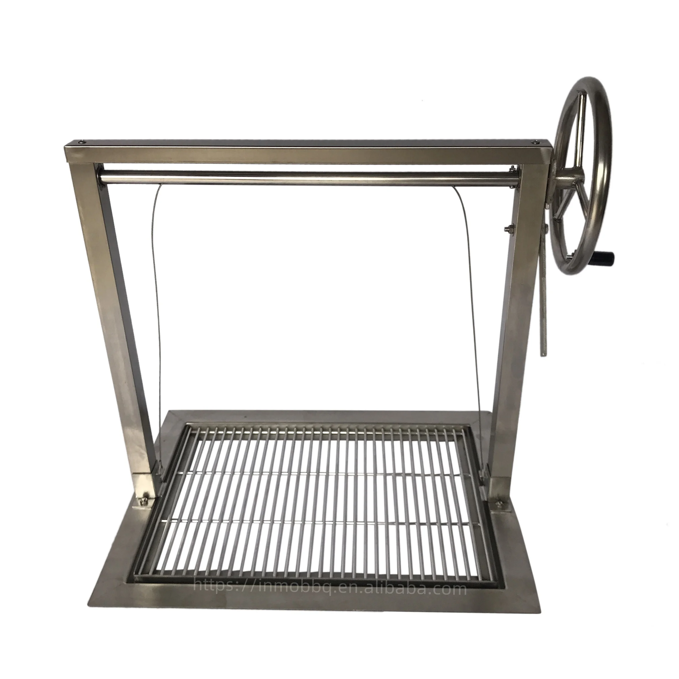 Custom Drop in BBQ Grill Santa Maria Grill DIY Argentine Grill Stainless Steel