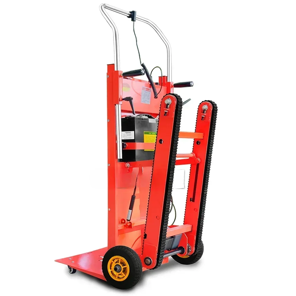 

400 кг 1,2 кВт электрический автомобиль для подъема по лестнице ручная тележка лестничный альпинист тележка плоский грузовик машина для подъема по лестнице