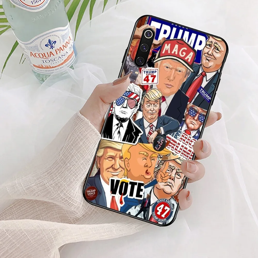 Drain The Swamp2024 Trump Phone Case For Xiaomi Mi 5X 8 9 10 11 12 lite pro 10T PocoX3pro PocoM3 Note 10 pro lite