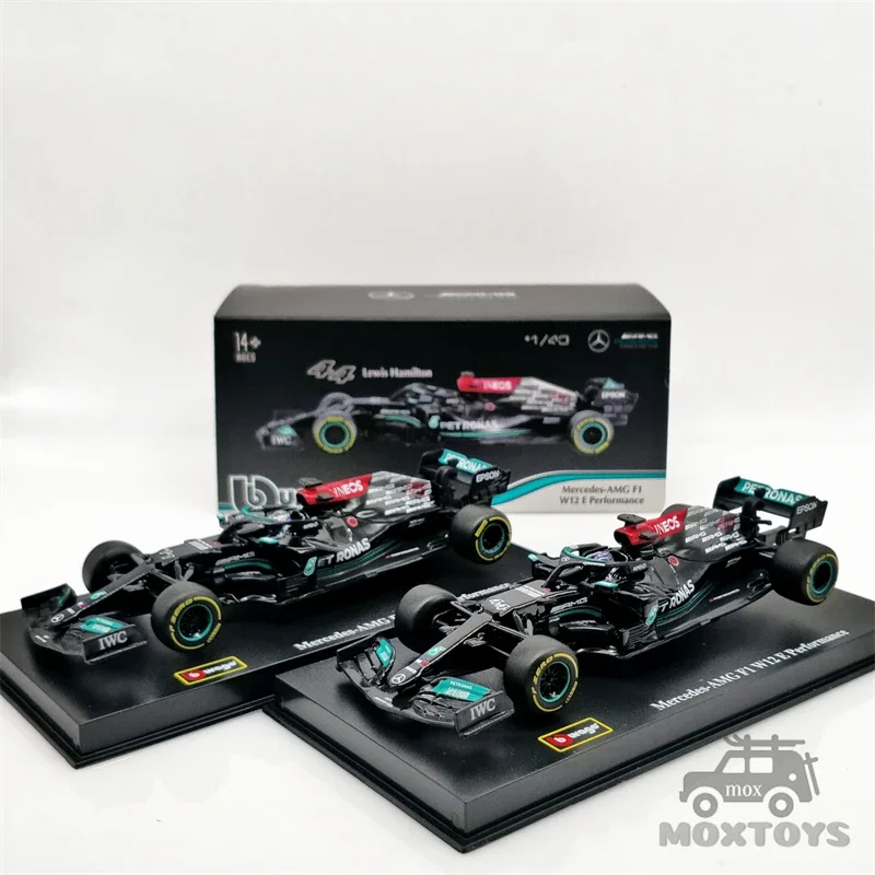 Bburago 1:43 2021 F1 MB W12 E Performance W10 W07 formula Racing Diecast Model Car