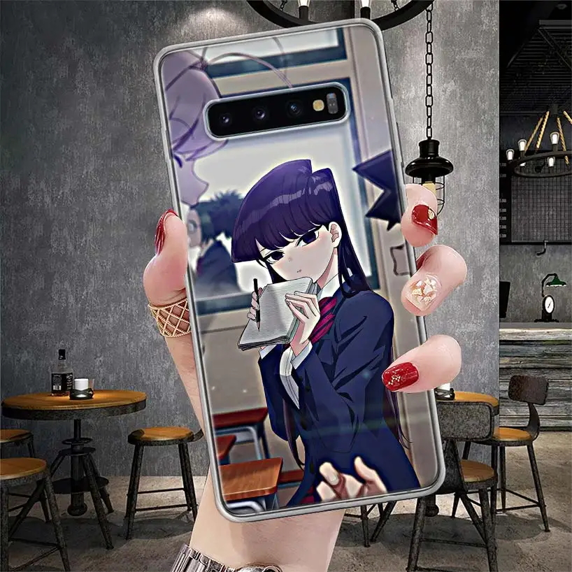 Komi Can't Communicate Phone Case For Samsung Galaxy S21 S20 FE S22 S23 S24 Ultra S10 Plus S9 + S8 S10E Soft Cover Shell Coque