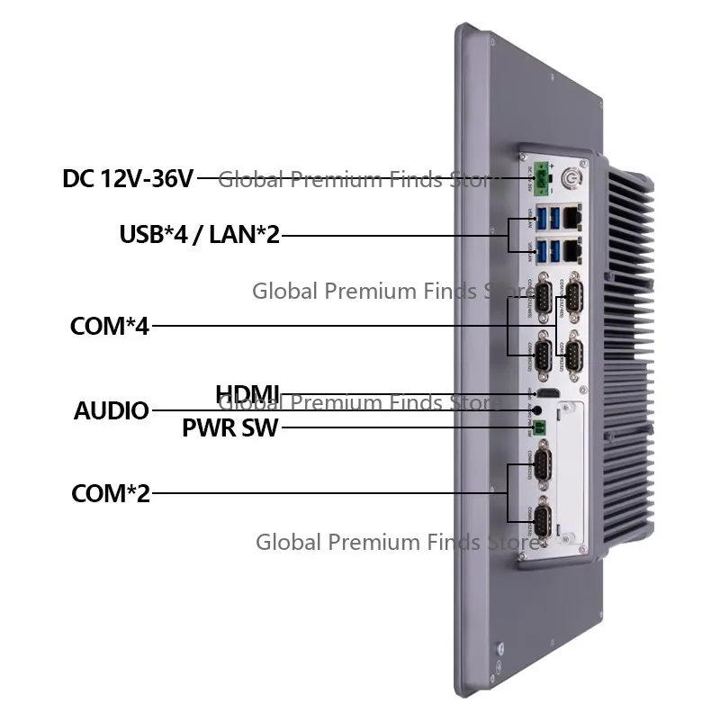 Embedded/Wall Mount Industrial Touch Panel Pc An9droid/linux/win10 11 All in One Computer With J1900/J6412 /i3/i5/i7