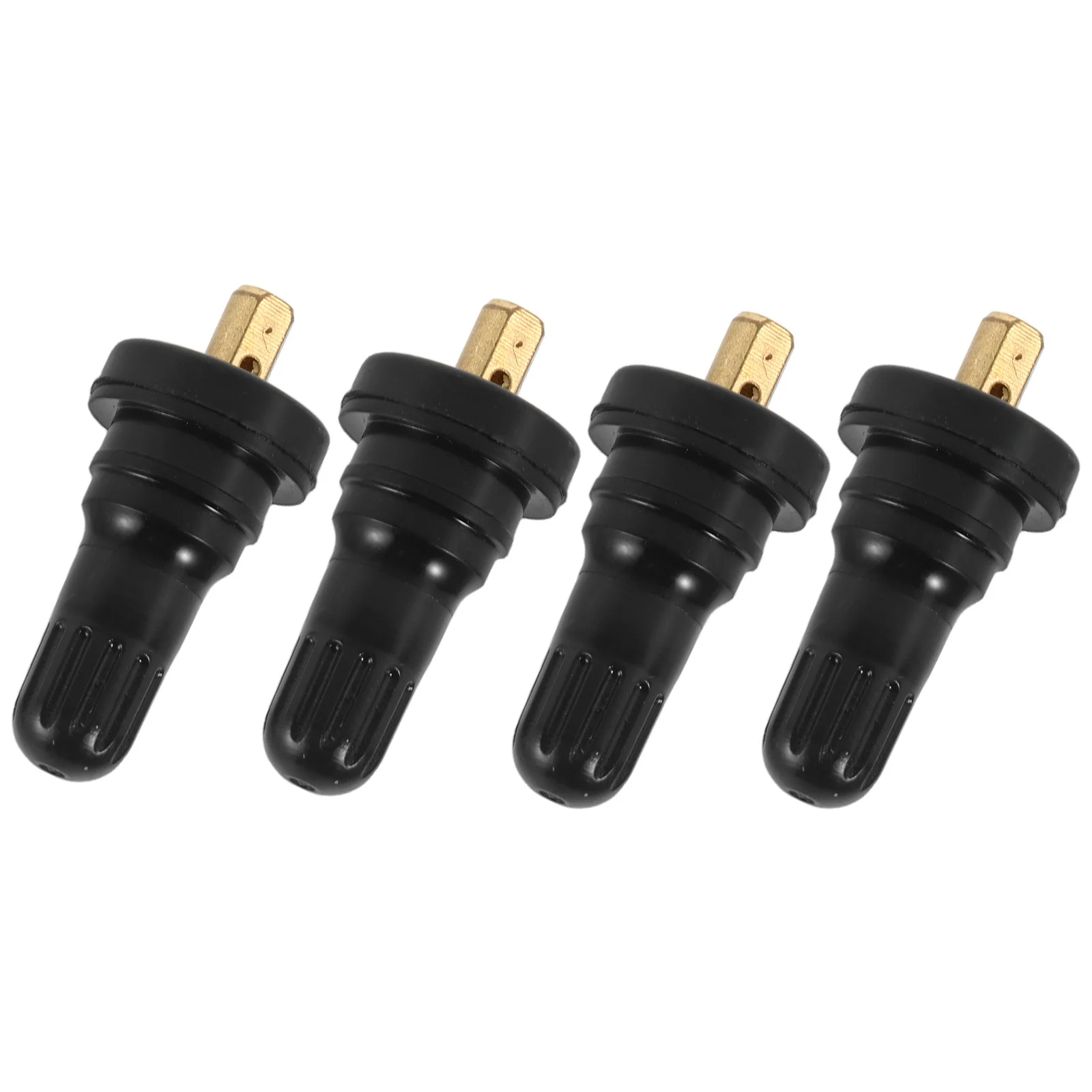 

4Pcs Motorcycle Tire Valve Stems Snap in Aluminum Leakproof Standard Replacement Parts Tubeless Valve Kits for Rim Maintenance