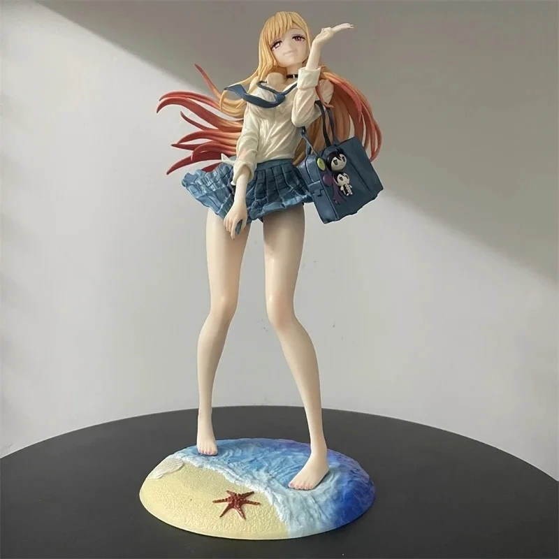 

DressUp Darling Kitagawa Marin Scale Painted Figurines Marin Pvc Statue Figurines Desktop Collection Models