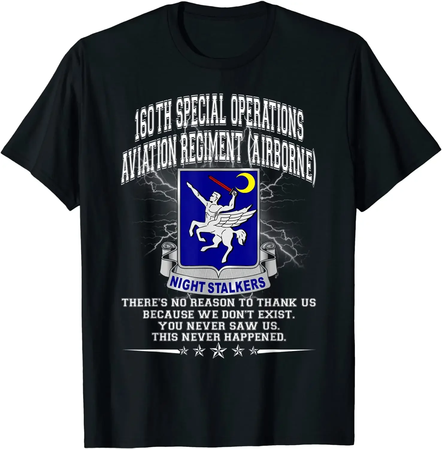 160th Special Operations Aviation Regiment Men T-Shirt Short Sleeve Casual 100% Cotton O-Neck Summer TShirt