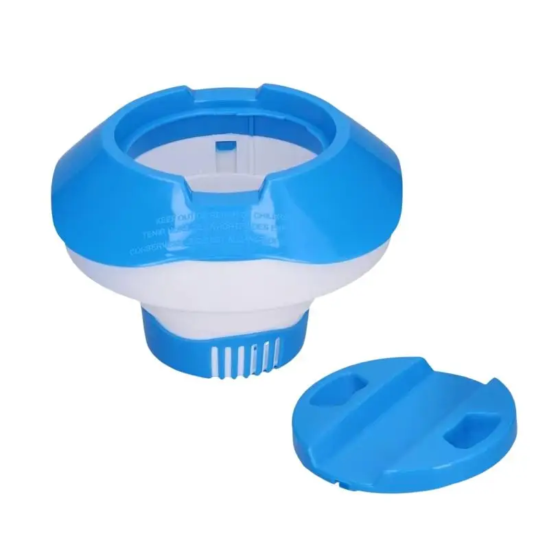 Schwimmender Chlortablettenspender, 1 Stück, tragbares Dosiergerät, leicht, ideal für Reisen, Camping und den Einsatz im Schwimmbad. – Detail 4