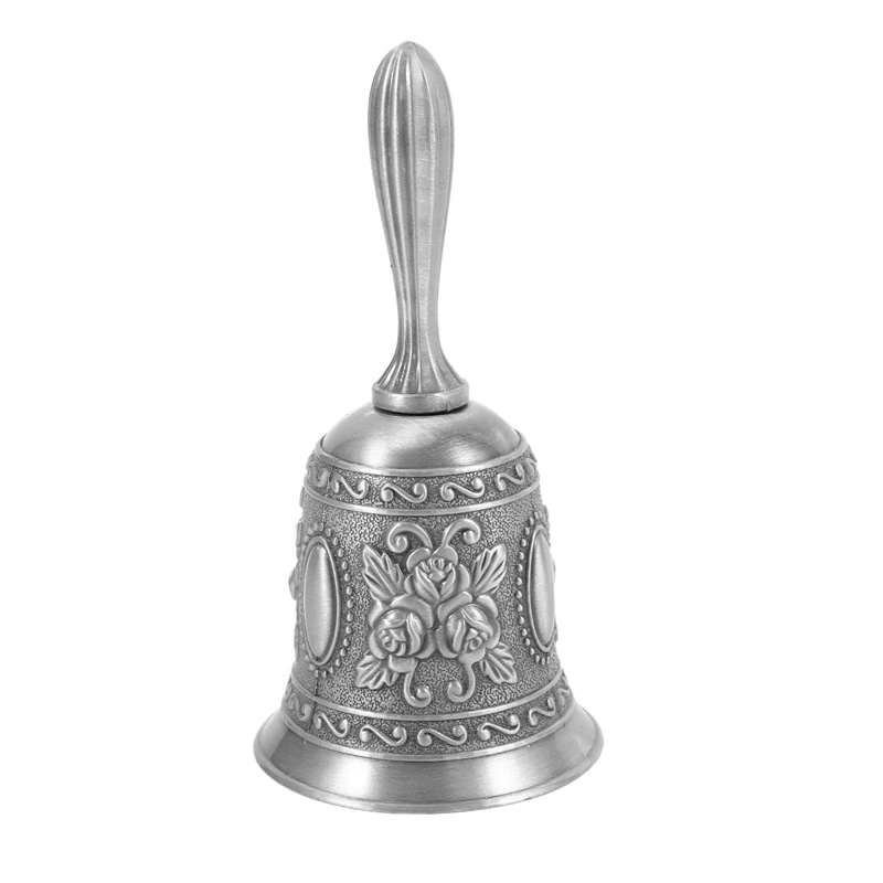 Campana a mano con consegna in 24 ore, anello tono metallo, allarme, servizio di tenuta a mano, campanello per chiamate, campanello da tavolo, campana per cena, campana da gioco, Natale