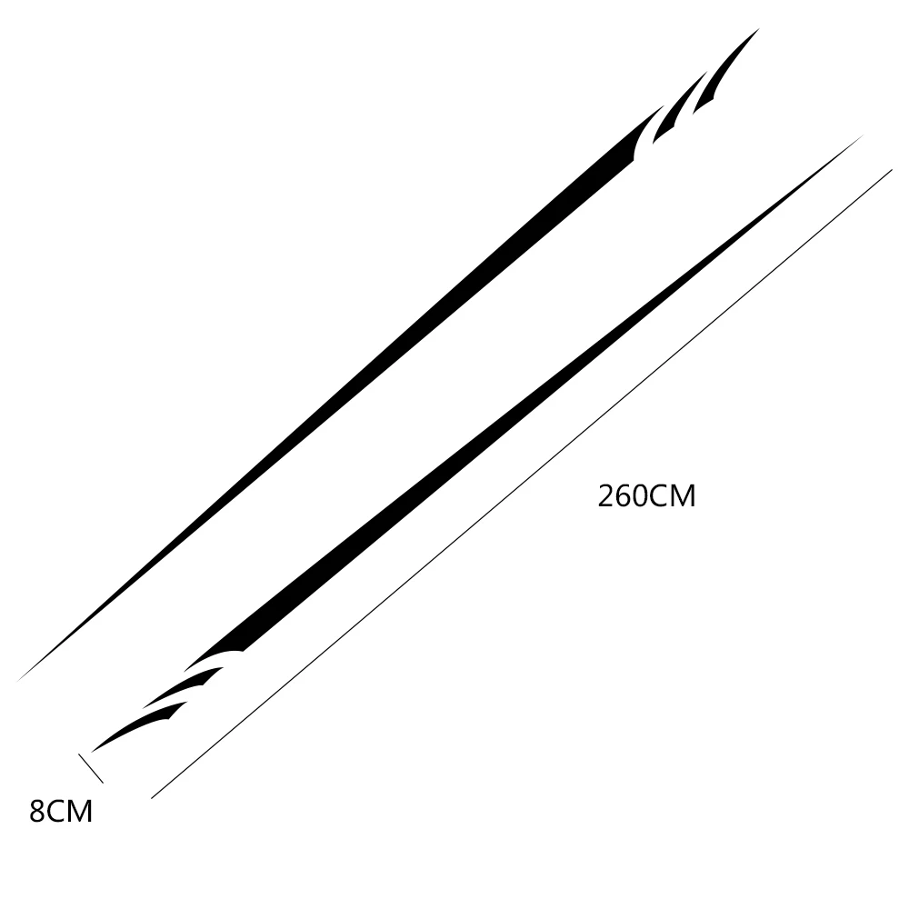 ملصقات خط الخصر للسيارة ملصقات ديكور خطوط الفينيل العالمية لأودي BMW فورد تويوتا داسيا رينو هيونداي كيا هوندا سوبارو SUV #5
