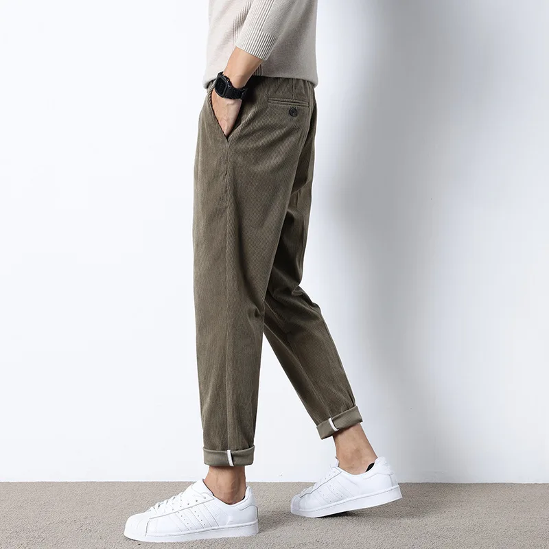 2023 New Fashion Winter and Autumn Cotton Casual Pants High Quality Mens Pants