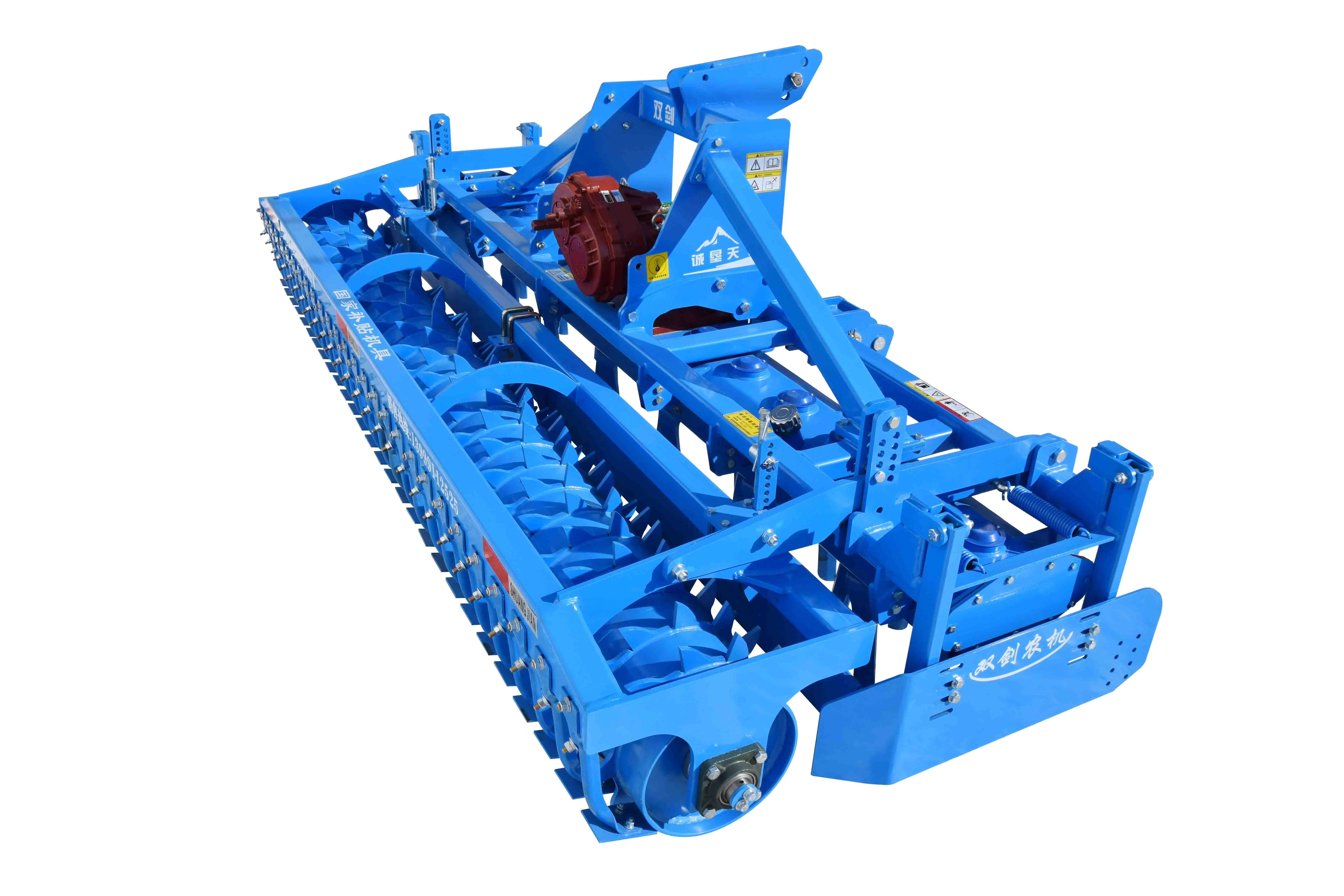 Agro Tractor Heavy Power Bodenbrechende Nivelliermaschine Farm Power Driven Rake Harrow Rotary Rake Machine