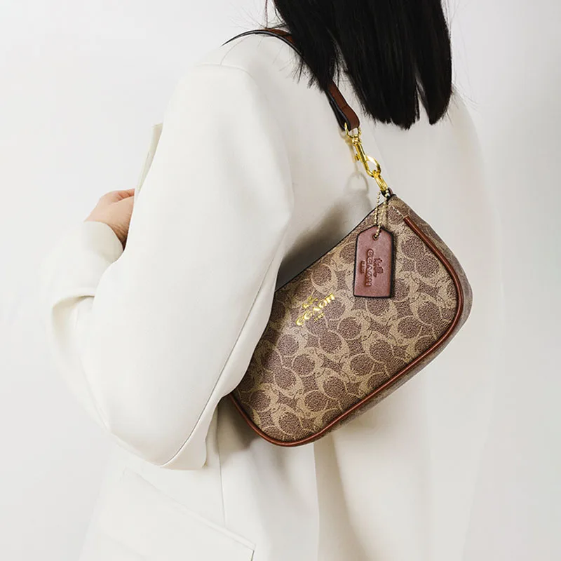 

High-Quality Women's Underarm Shoulder Bag Classic Vintage Ladies Crossbody Handbag Elegant Designer Leather Messenger Bag