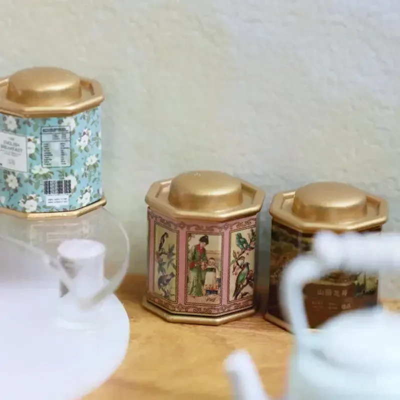 1/12 Poppenhuis Miniatuur Koffie Kan Thee Kan Model Simulatie Item Ornament Mini Speelgoed Meubels Accessoires Voor Poppenhuis Decor