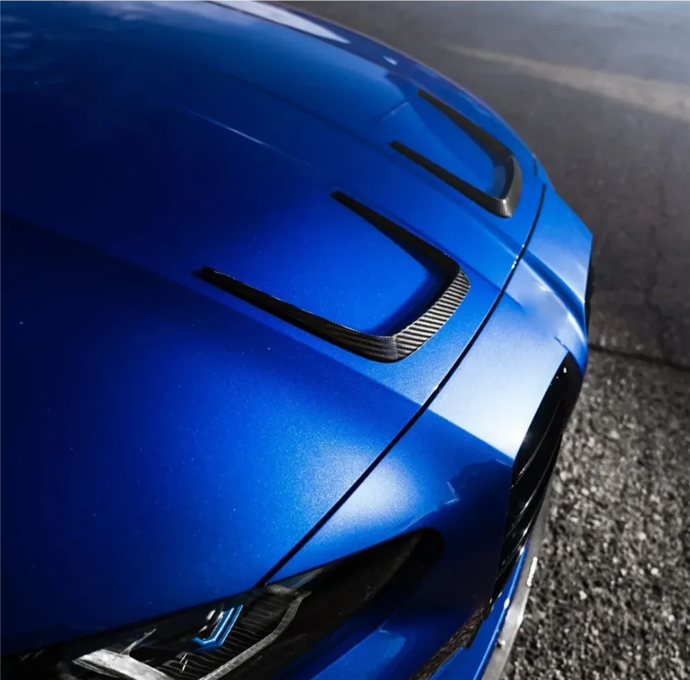 

Для BMW G80 M3 G22 G82 M4 G83 M4 2020-2022 сухая вентиляционная крышка переднего капота из углеродного волокна