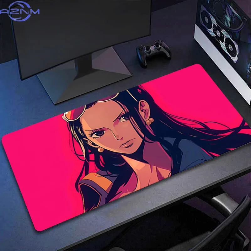 Großes Mauspad One Piece Anime Langlebige Büro-Computer-Schreibtischunterlage Tisch-Tastatur-Laptop-Teppich Zubehör Gaming-Mauspad