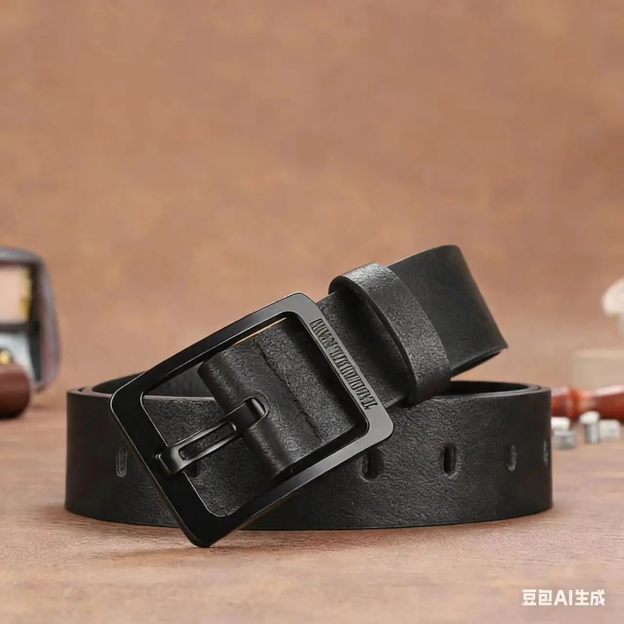 Echter Ledergürtel für Herren, schlichter und modischer Business-Jeans-Luxusgürtel für Damen, vielseitiger und trendiger Gürtel für Herren – Detail 5