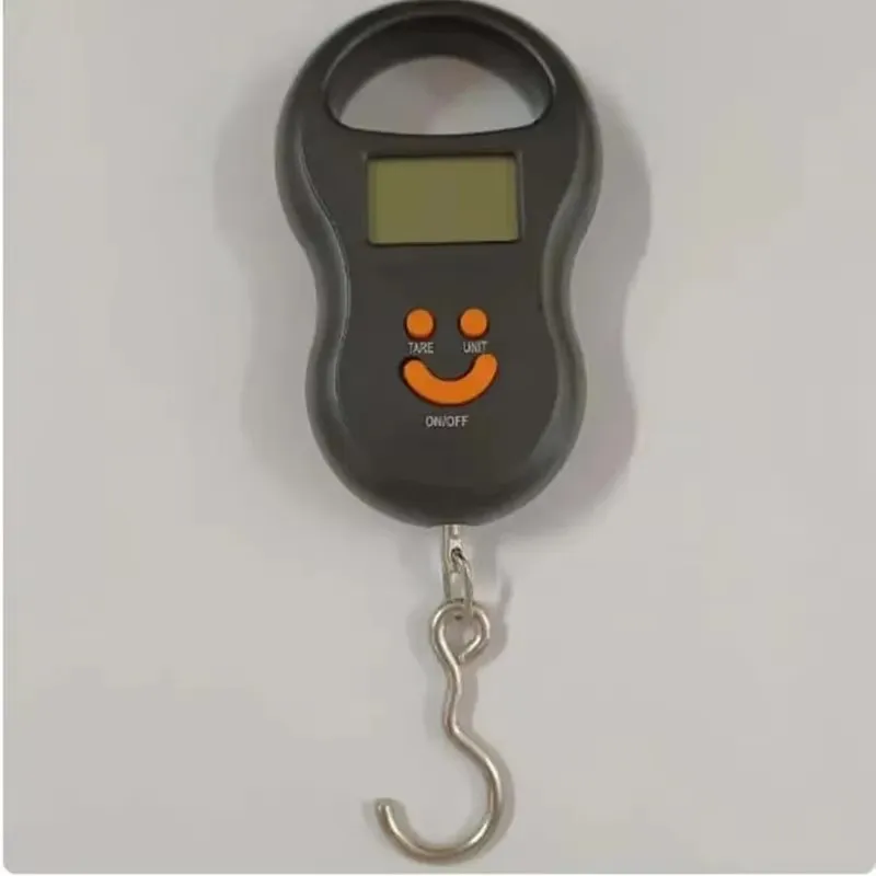 50Kg/10g Black Electronic Hanging Scale LCD Digital Scale BackLight Fishing Weights Pocket Scale Luggage Scales