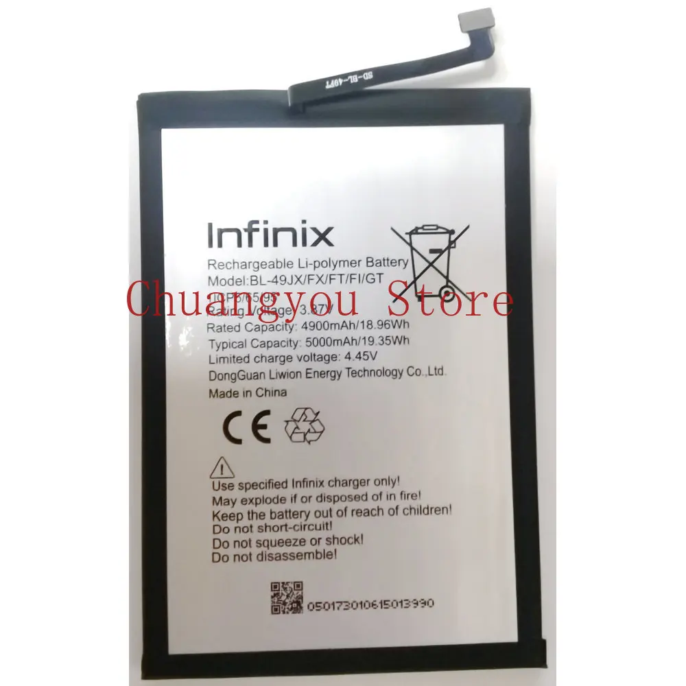 Lnfinix-High Capacity Replacement Battery for Mobile Phone, BL-49JX, FX, FT, FI, GT, New