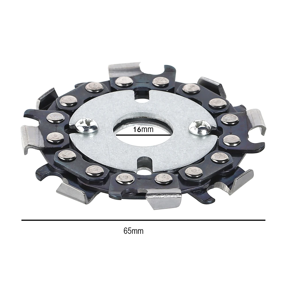 Imagem -06 - Disco de Escultura em Madeira Dentes Corte Grupo Grinder Disc Chain Plate Circular Saw Blades 16 mm Arbor Angle Grinder Centro Buraco 2.5