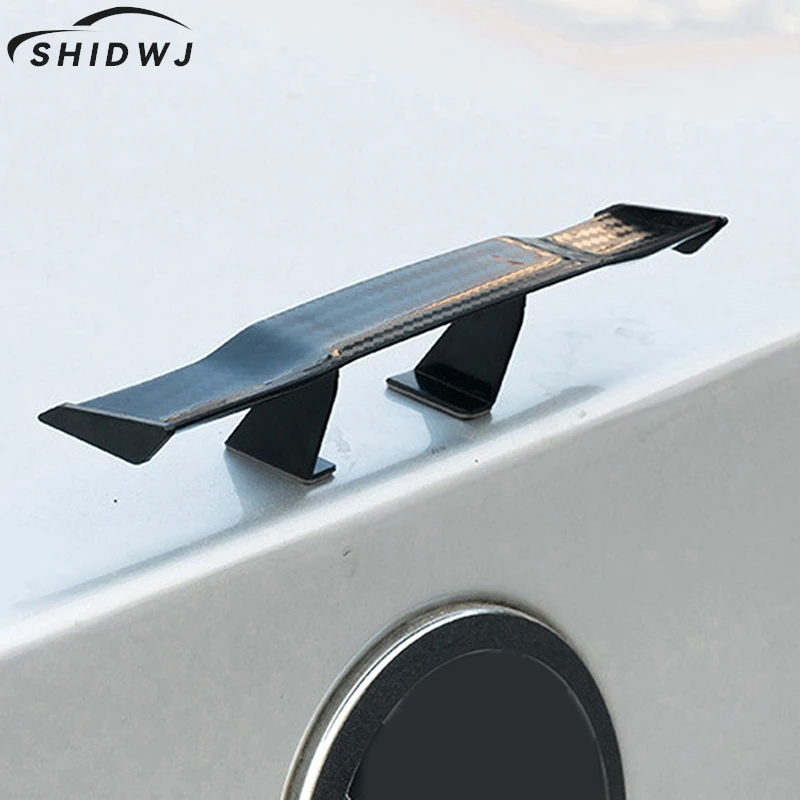 Mini Tail Fins For Cars Decoration Vehicle Exterior Retrofit Parts Racing Sport Style Universal Decorative Spoiler Wing