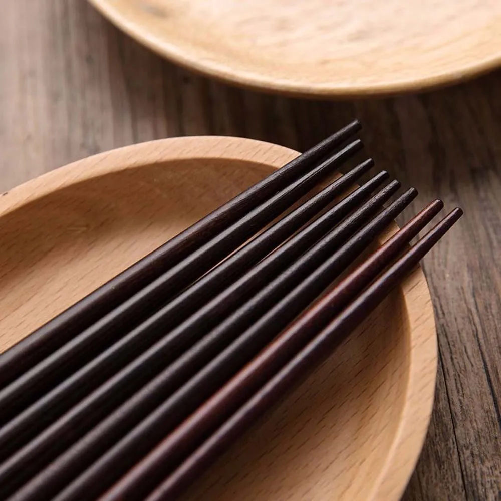Healthy High-quality 23cm Japanese Cherry Pattern Home Restaurant Wood Wooden Chopsticks Dinnerware Tableware Sushi Chopsticks