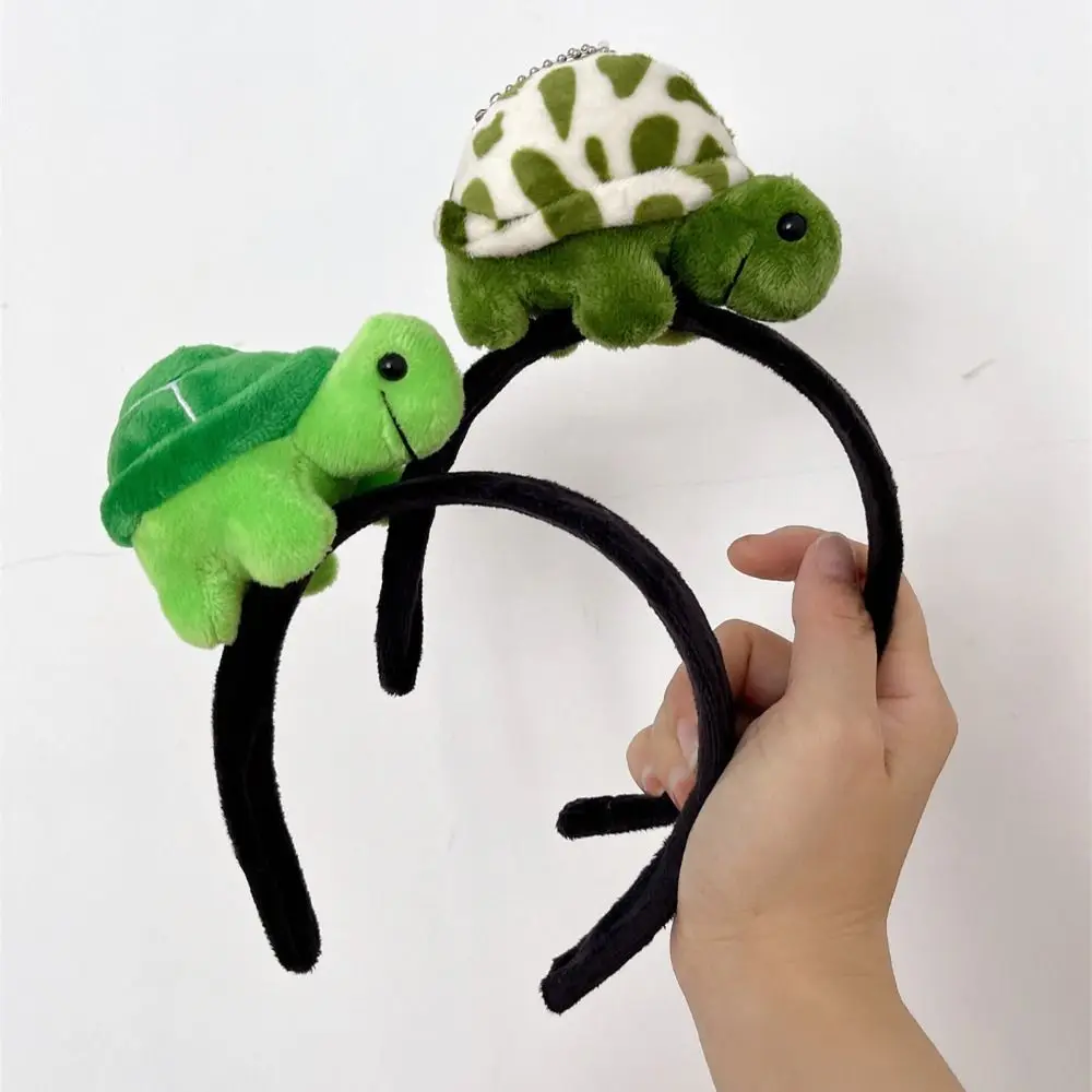 Cute Cartoon Turtle Headband Hair Accessories Creativity Animal Turtle Headband Novelty Face Wash Headband Photograph Session