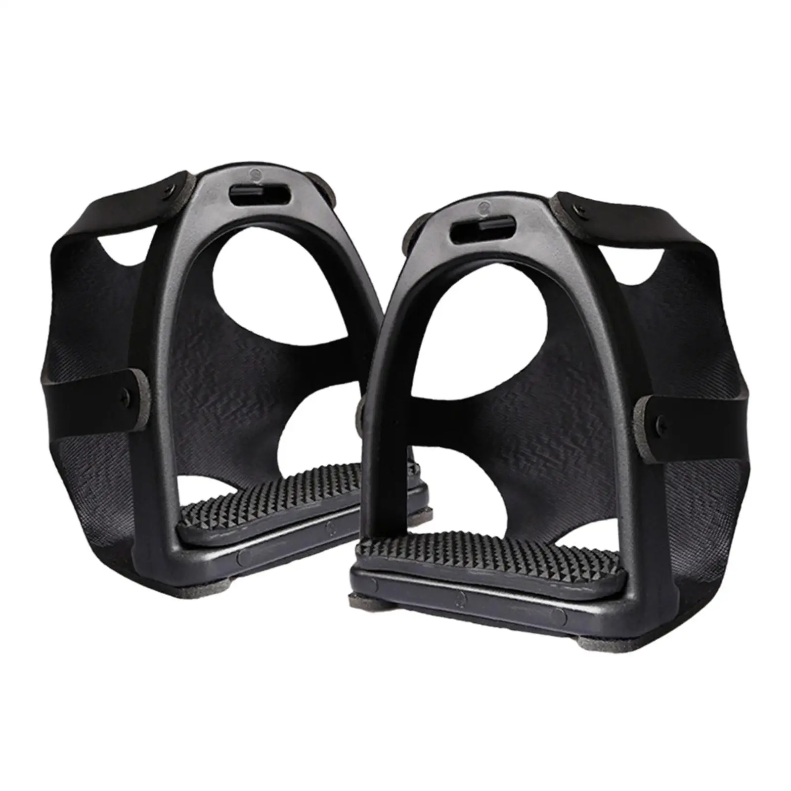 

Cage Horse Riding Stirrups Anti Slip Pads Resin Riding Protection Saddles