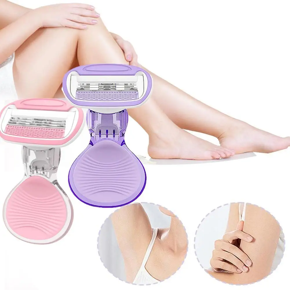 

Women Portable Shaver Replaceable Cutter Head Trimmer Hair Shaver Blades Razor Facial Hair Remover for Face/ Leg/ Armpit