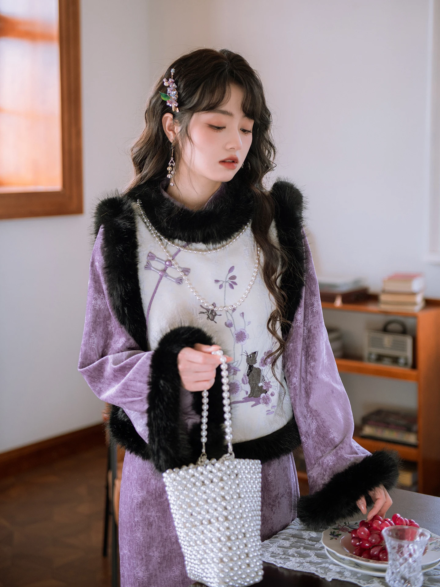 

Warmth Embroidered Cotton Women's Vest South Wind Valley New Chinese Sle And Design Thiened Autumn Winter F...