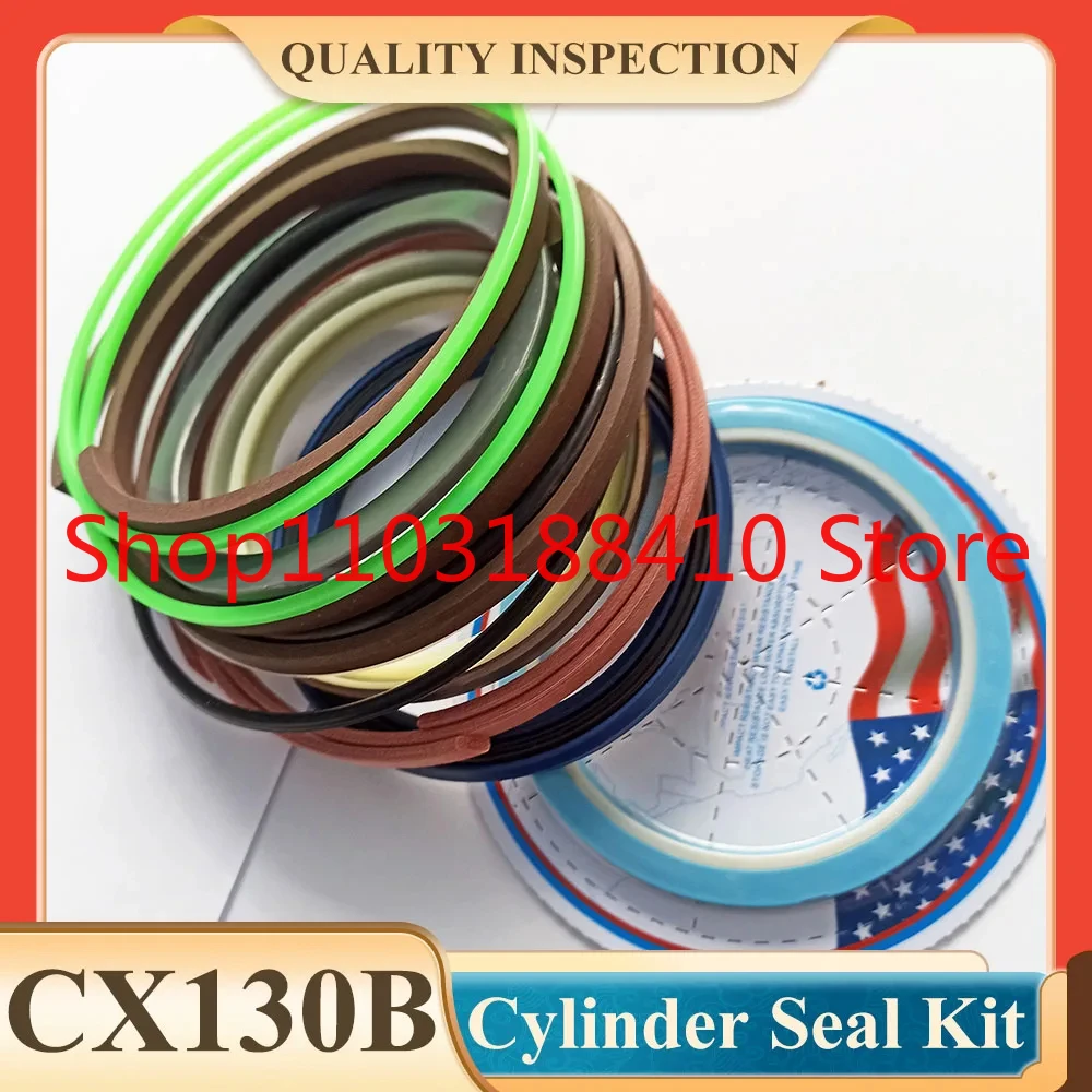 

CX210B CX130B Boom Arm Bucket Seal Kit for CASE130B CASE210B Excavator Hydraulic Cylinder Oil Seal Repair Kit
