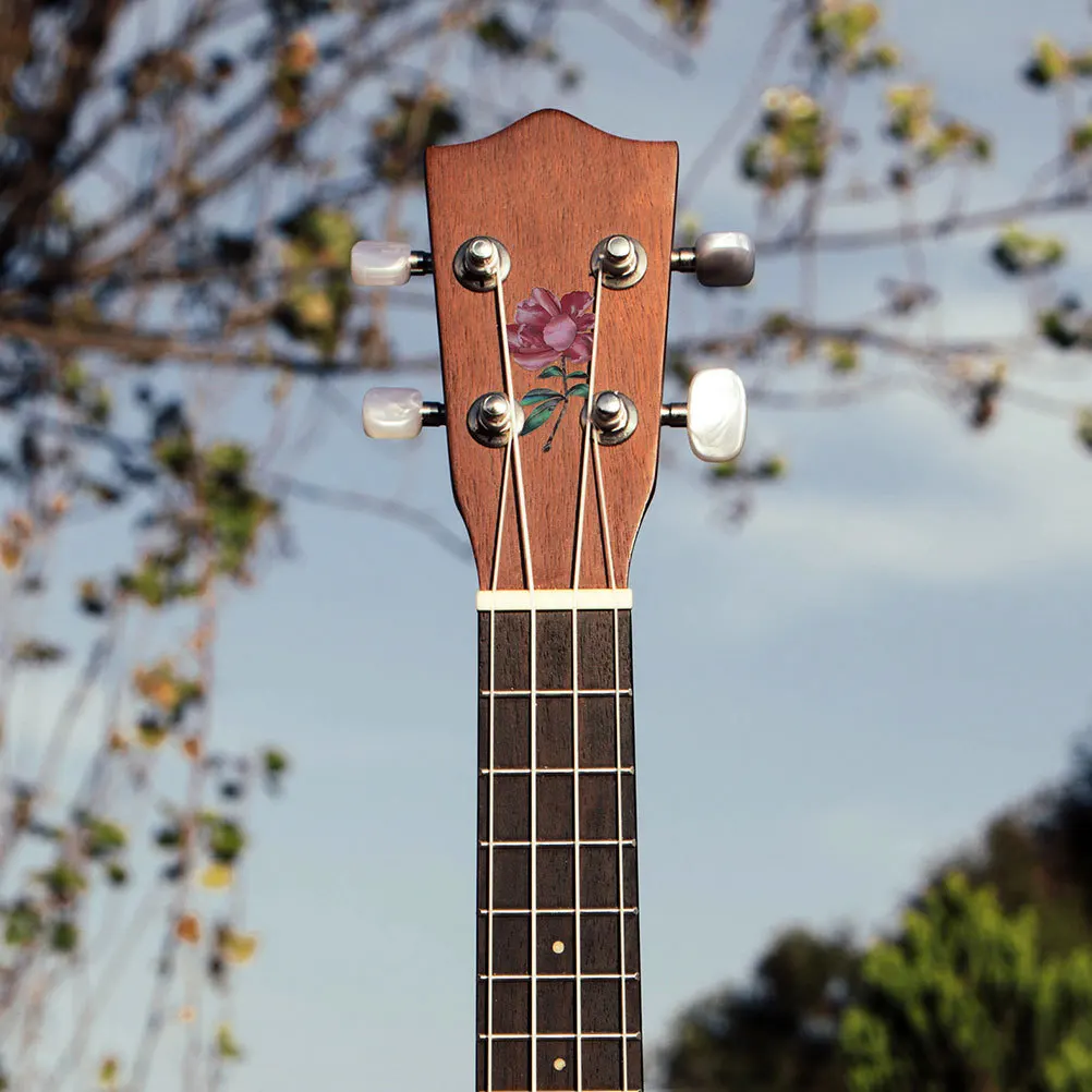 

2Pcs Guitar Decals Headstock Sticker Set Premium Quality Non Damaging Removable Waterproof Stickers for Guitar Decoration