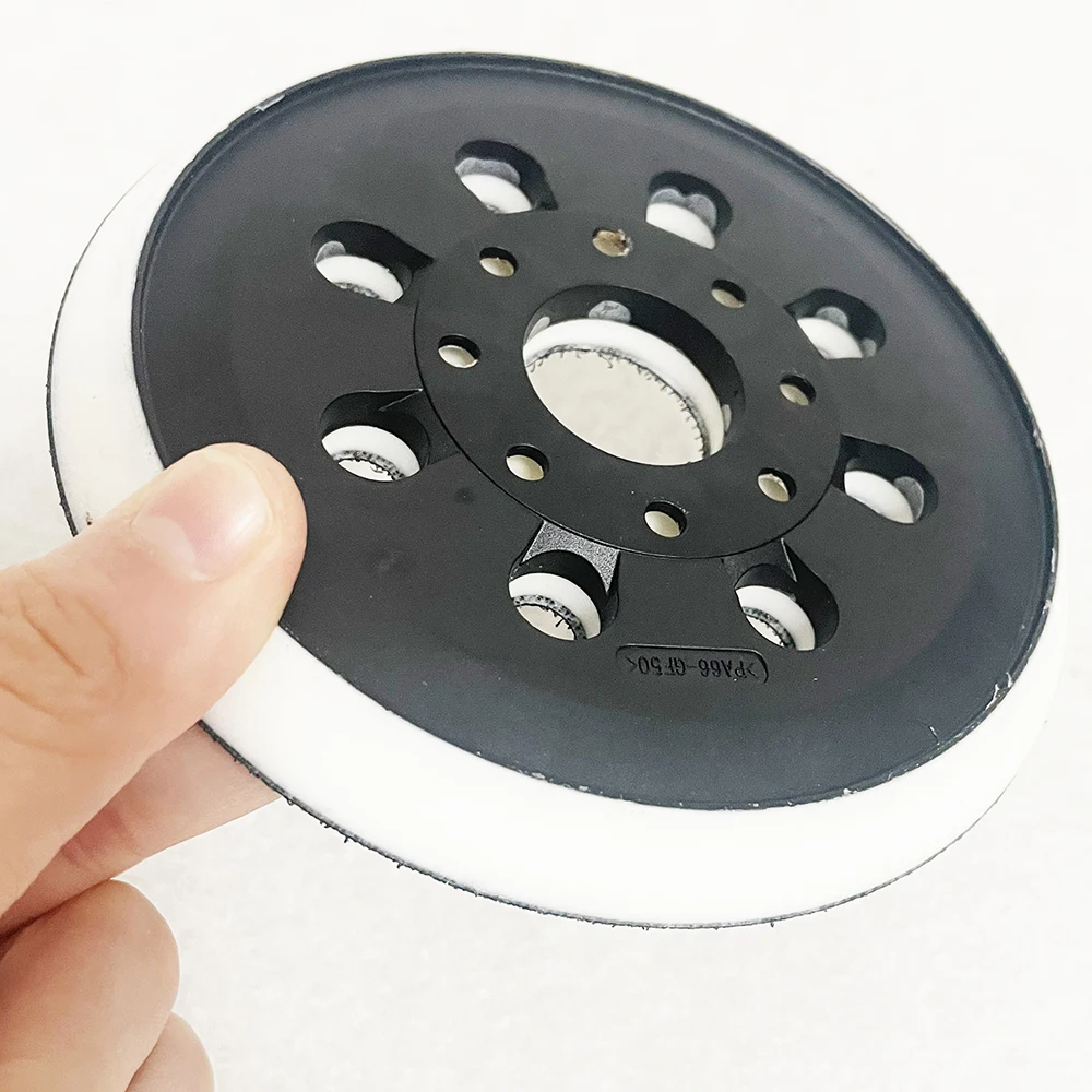 

10Pcs 5 Inch 125mm Sanding Pad Hook And Loop Replacement Backing Pad For For Bosch GEX125-1AE PEX 220A Sander Polishing Disc
