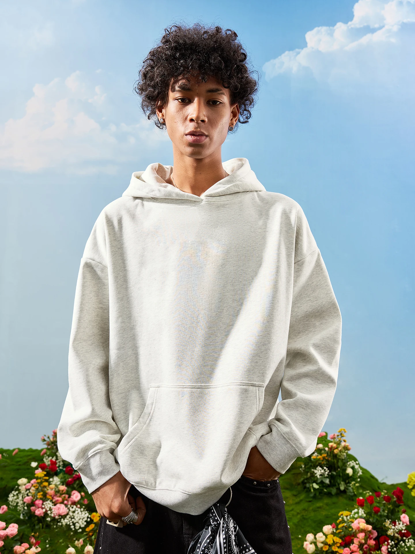 

Nuthink American Sle Heavyweight Color Hoodie Trendy Brand Men's Women's Couple Jaet Fce Spring New Arrival