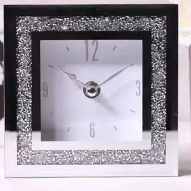 Retro Desk Clock Simple Silent Table Clocks Nordic Living Room Table Clocks Elegance Interior Decor Home Accessories Desk Clock