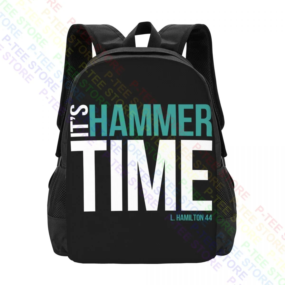 Hamilton Its Hammer Time Lewis HamiltonBackpack Large Capacity Print Outdoor Running