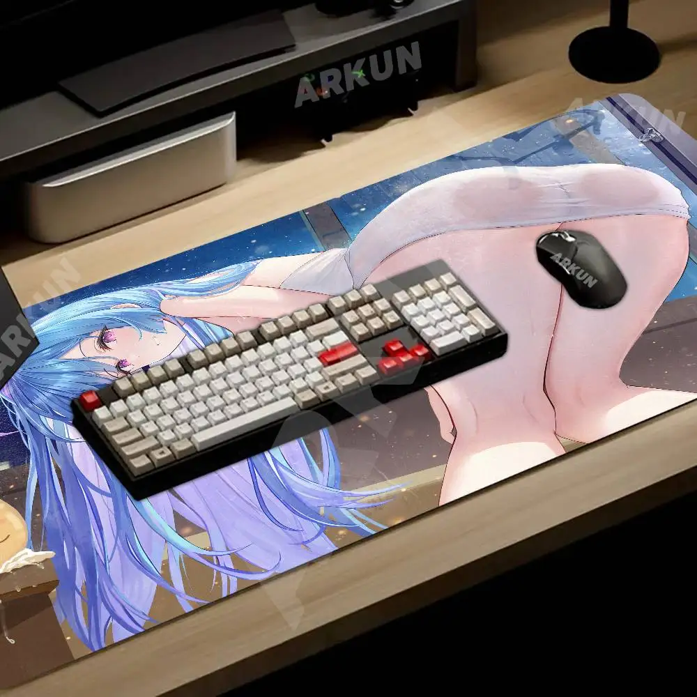 Pretty Hot Helena Azur Lane Gaming Mouse Pad Large Keyboard Pad Xll Carpet Computer Table Surface For Accessories Xl Ped Mauspad