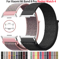Nylon Loop For Redmi Watch 4 Strap Adjustment Sport Soft Replacement Bracelet Correa For Xiaomi Mi Band 8Pro Band Accessories
