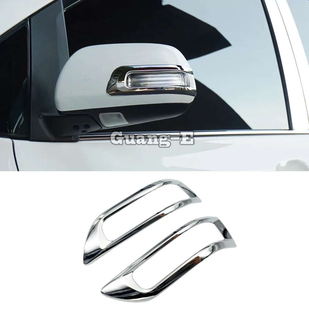 

For Toyota Sienna 2015 2016 2017 2018 2019 2020 Car Body ABS Chrome Back Rear View Eyebrow Side Mirror Cover Sticks Trim Frame