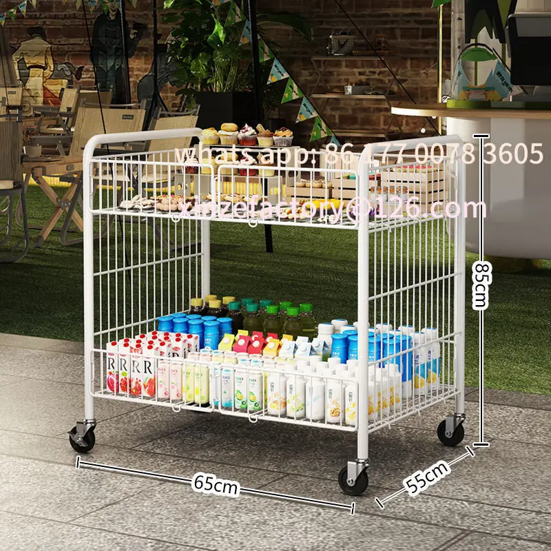 

Customizable mobile folding stall trolley one second stall