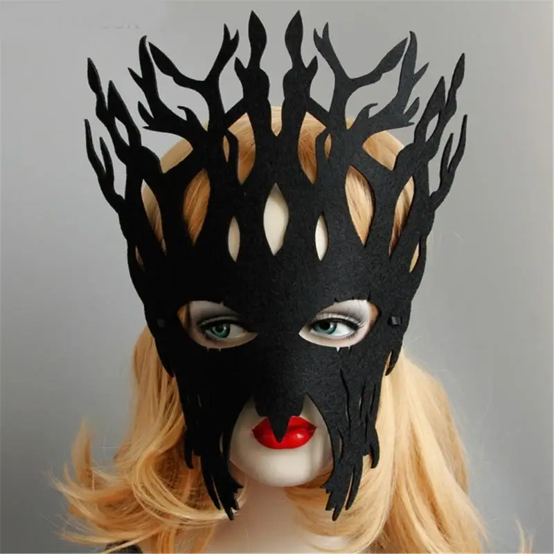 H58e Face Mask Halloween Tree Mask for Kids Man Man Carnivals Cosplay Party