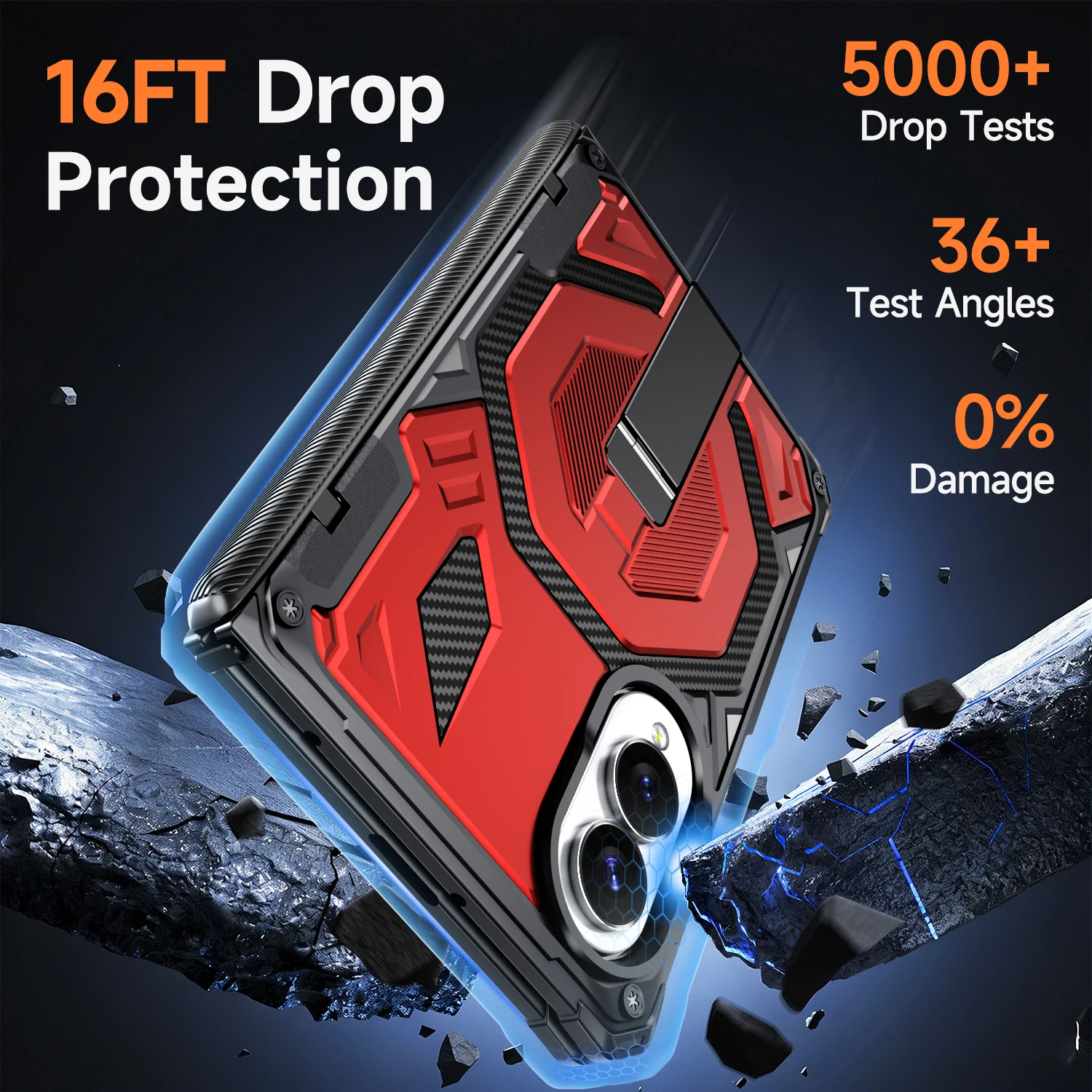 Magnetyczne etui do Samsung Galaxy Z Fold 8 Ultra Fold8 Fold 7, pancerne, odporne na wstrząsy, z podstawką, kompatybilne z ładowaniem Magsafe, obudowa. — zdjęcie produktu 4